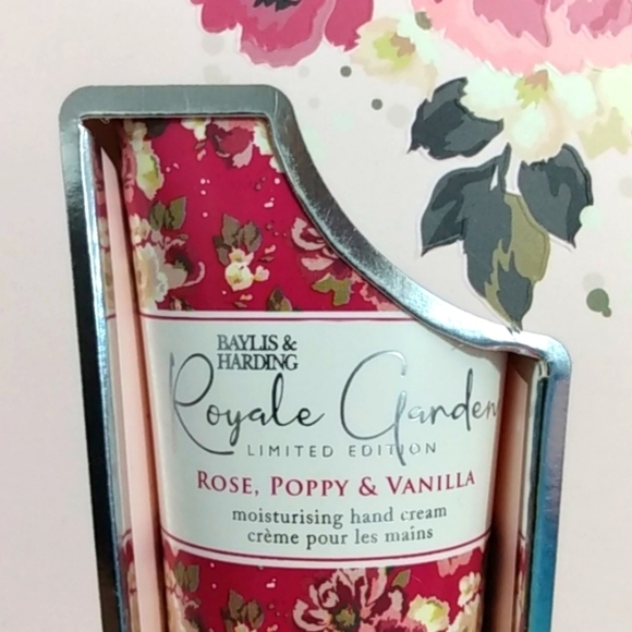 BAYLIS & HARDING ROYALE GARDEN LIMITED EDITION HAND CREAM LOTION 3-PC SET NWT - Picture 5 of 9